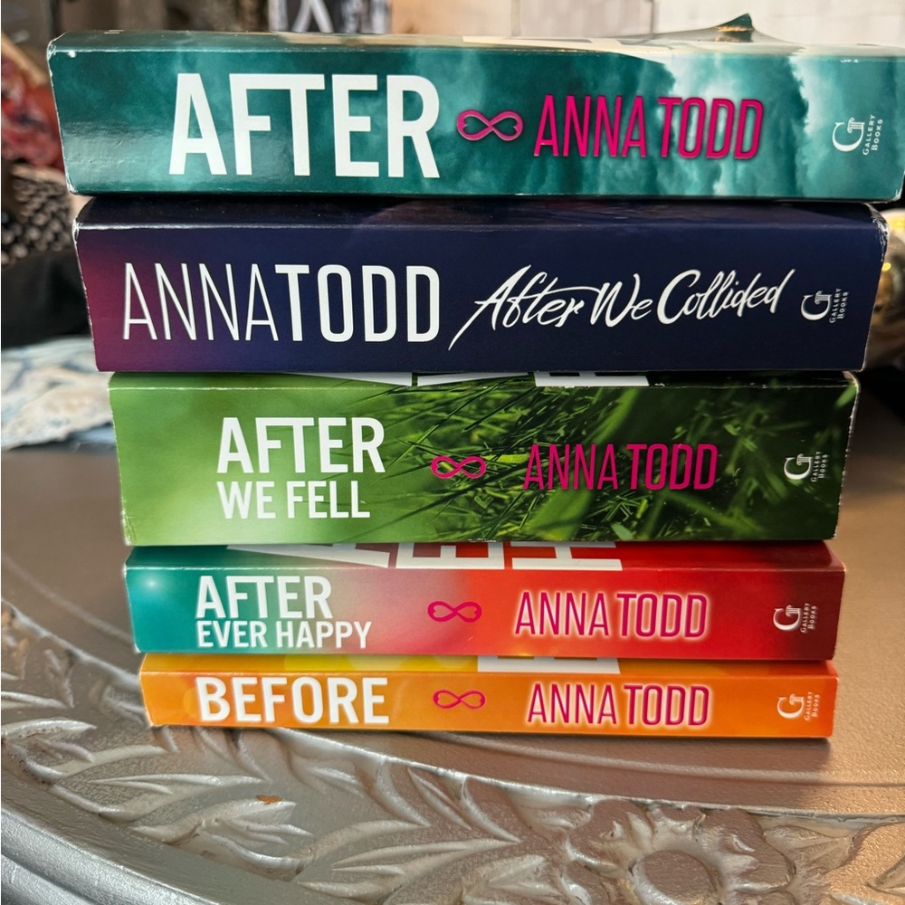 Paperback Book Set in Multicolor - After Series